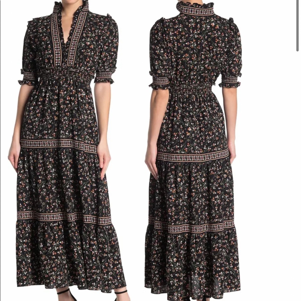 Max studio elbow length maxi dress new